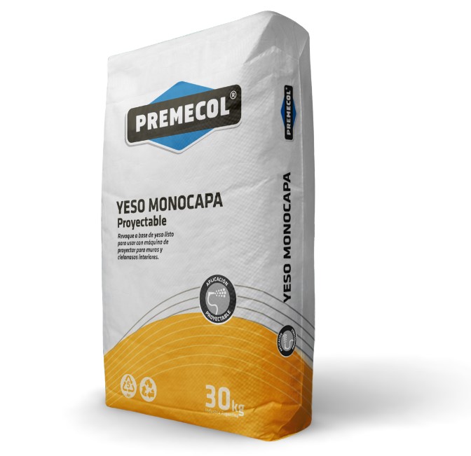 Premecol YESO MONOCAPA PROYECTABLE 30 Kg